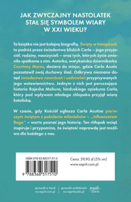 Carlo Acutis Święty w trampkach - Courney Mares